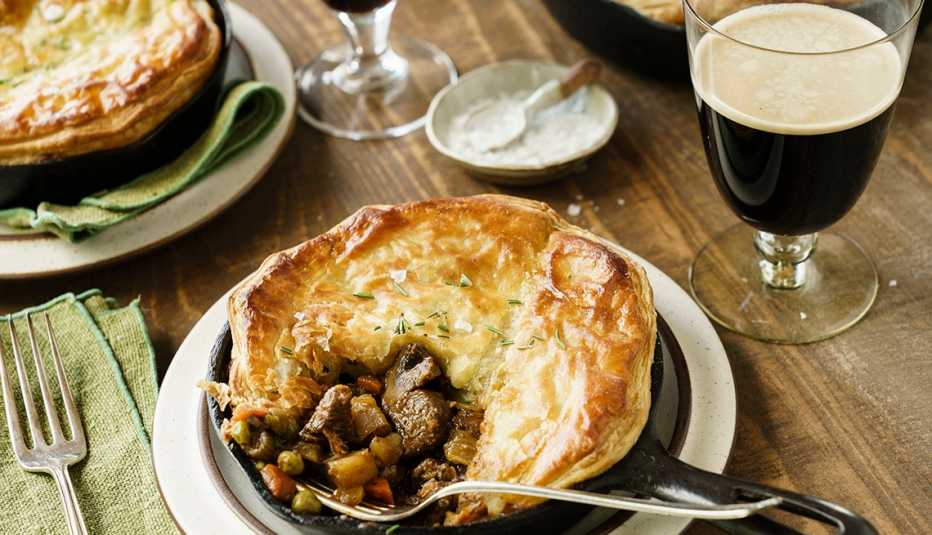 A potpie Debbie Macomber made with Guinness. A potpie Debbie Macomber made with Guinness.