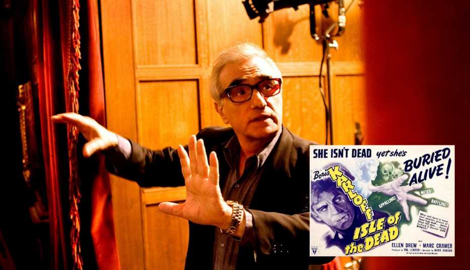 Director Martin Scorsese On The Set Of Filming Shutter Island, AARP Entertainment, How Celebrities Face Their Worst Fears 