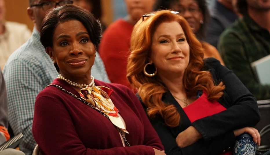 Lisa Ann Walter as Melissa Schemmenti in Abbott Elementary lisa ann walter as melissa schemmenti in a still from abbott elementary