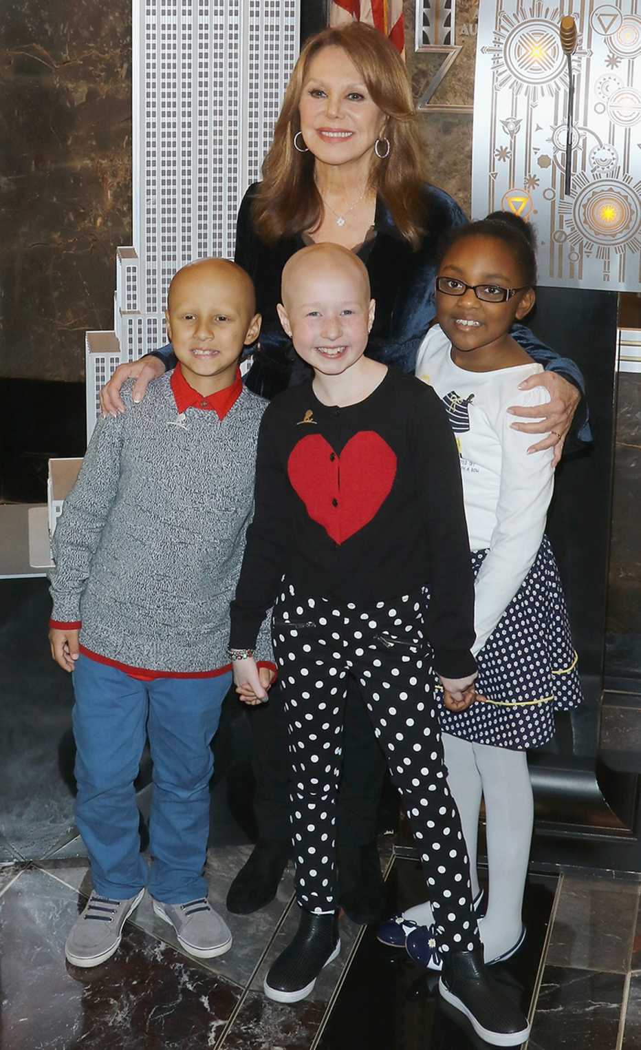 Marlo Thomas with children from St. Jude Children’s Research Hospital. Marlo Thomas with children from St. Jude Children’s Research Hospital.