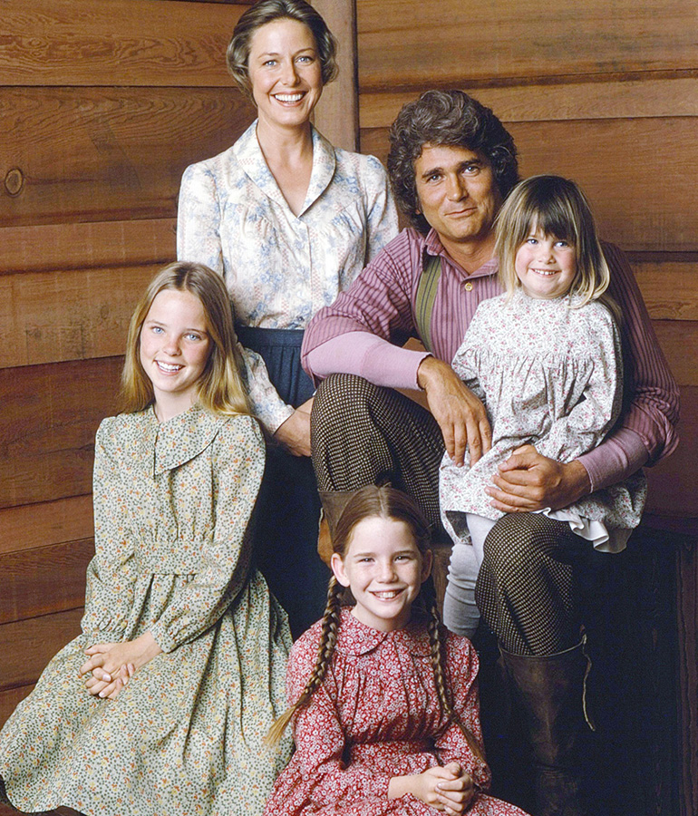 karen grassle, michael landon, sidney greenbush, melissa gilbert and melissa sue anderson