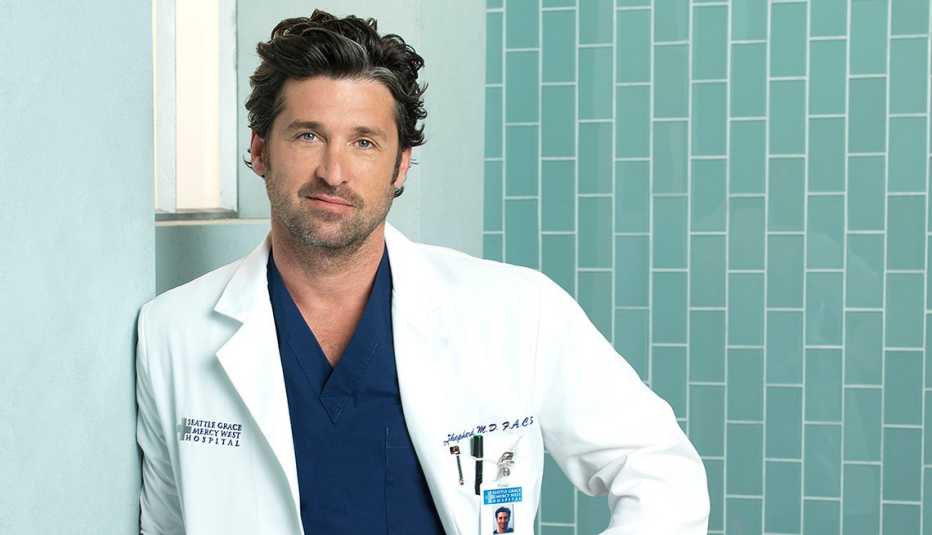 Patrick Dempsey as Derek Shepherd in "Grey's Anatomy."