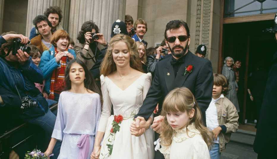 nineteen eighty one ringo starr marries barbara bach in london