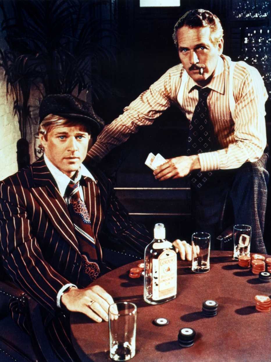 robert redford and paul newman star in the film the sting