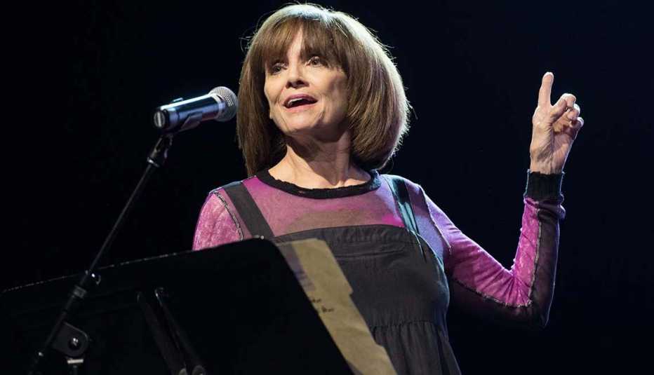 Actress Valerie Harper speaks onstage during The Survivor Mitzvah Project: A benefit for Holocaust survivors at Webster Hall on May 9, 2015 in New York City. Actress Valerie Harper speaks onstage during The Survivor Mitzvah Project: A benefit for Holocaust survivors at Webster Hall on May 9, 2015 in New York City.