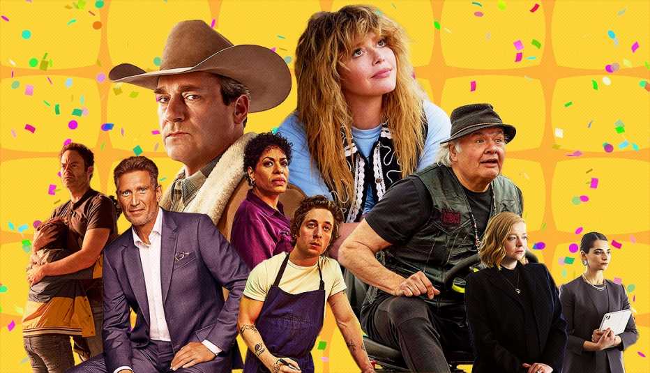 collage of characters from different t v shows
