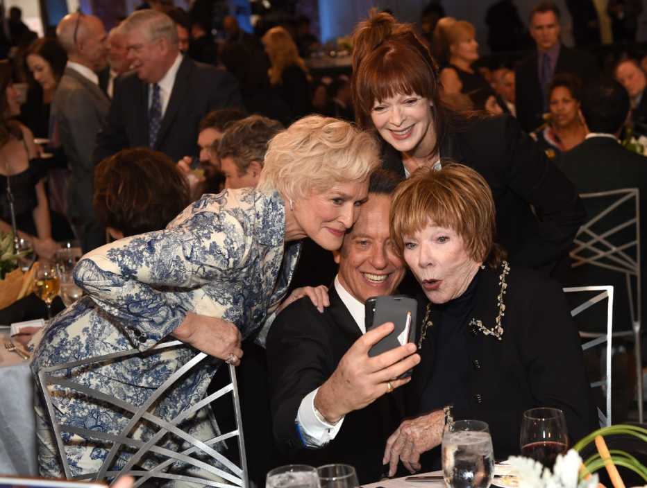 Glenn Close, Richard E. Grant, Frances Fisher, and Shirley MacLaine Glenn Close, Richard E. Grant, Frances Fisher, and Shirley MacLaine