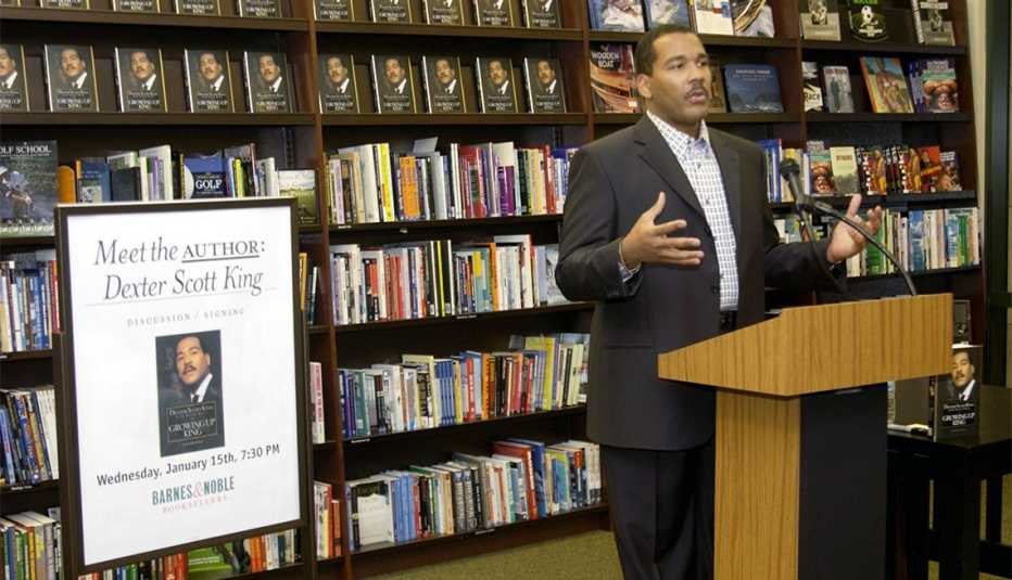 Dexter Scott King Book Signing His New Book "Growing Up King" at Barnes & Noble at The Grove at Barnes & Noble at The Grove in Los Angeles, California