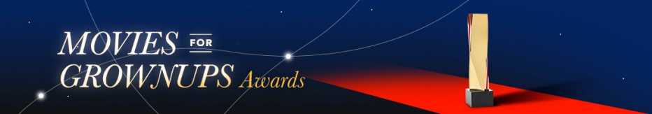 Movies for Groups Awards text over red carpet with image of award