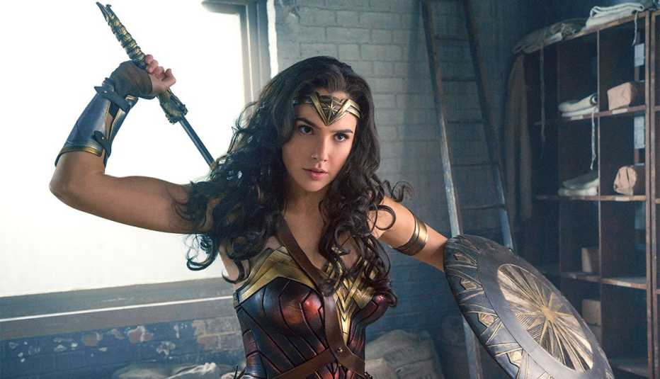 Gal Gadot in a scene from Wonder Woman