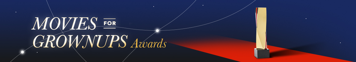 Movies for Groups Awards text over red carpet with image of award