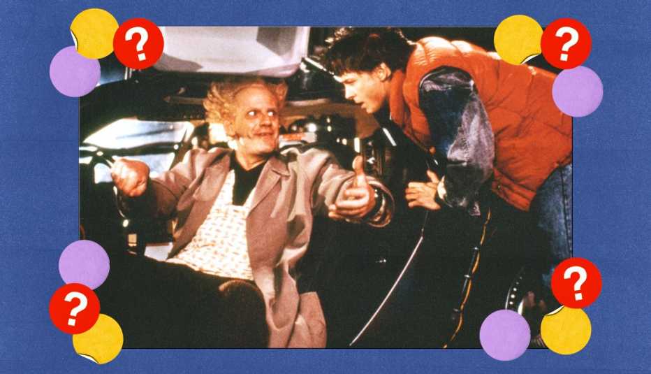 Quiz: Back to the Future Christopher Lloyd and Michael J. Fox in 'Back to the Future'