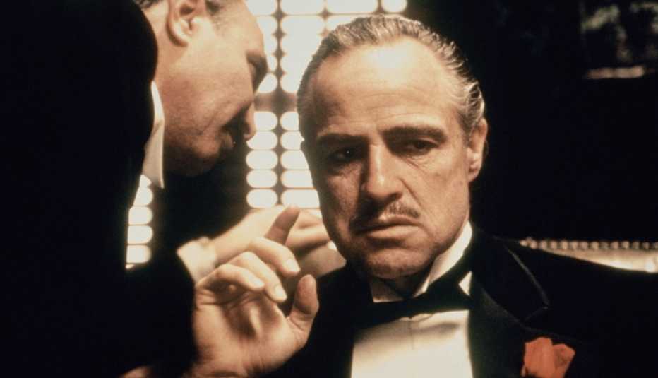 Marlon Brando in the 1972 film The Godfather