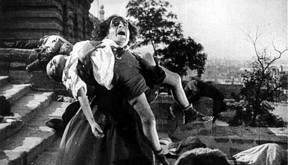 Scene from the movie 'Battleship Potemkin'