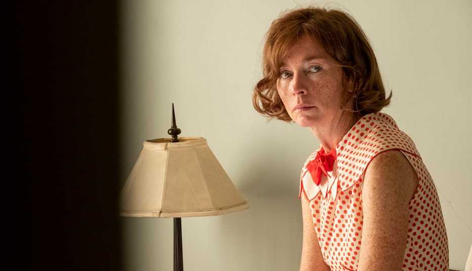 Julianne Nicholson stars as Gladys in the Netflix film Blonde Julianne Nicholson stars as Gladys in the Netflix film Blonde