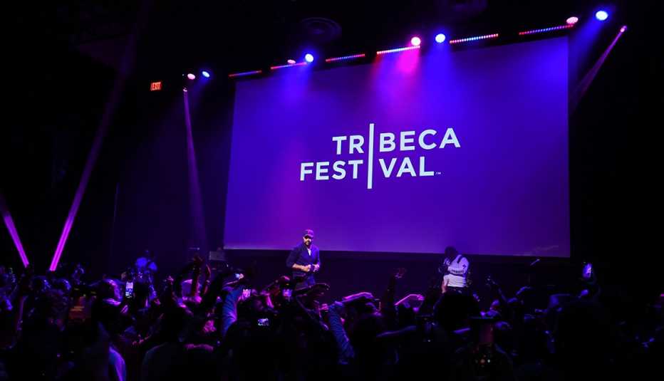 Shaggy on stage during the 2023 Tribeca Festival