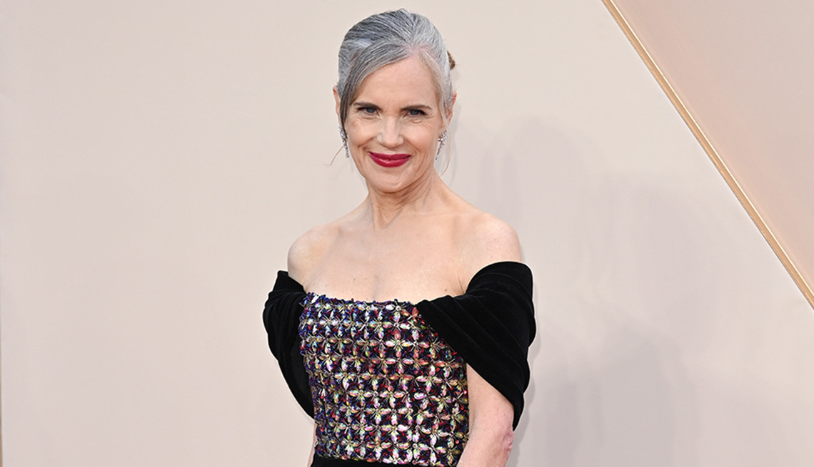 Elizabeth McGovern on the red carpet for the world premiere of Downton Abbey A New Era at Cineworld Leicester Square in London