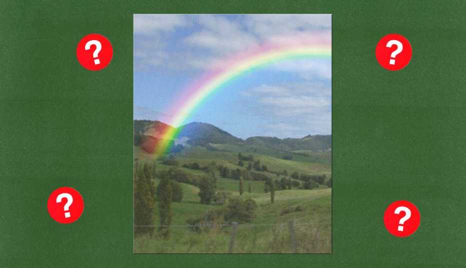 a rainbow