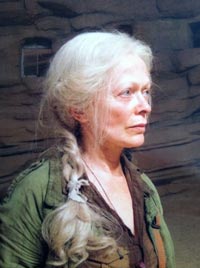 Frances Fisher, in costume on the set of the film The Host Frances Fisher, in costume on the set of the film The Host