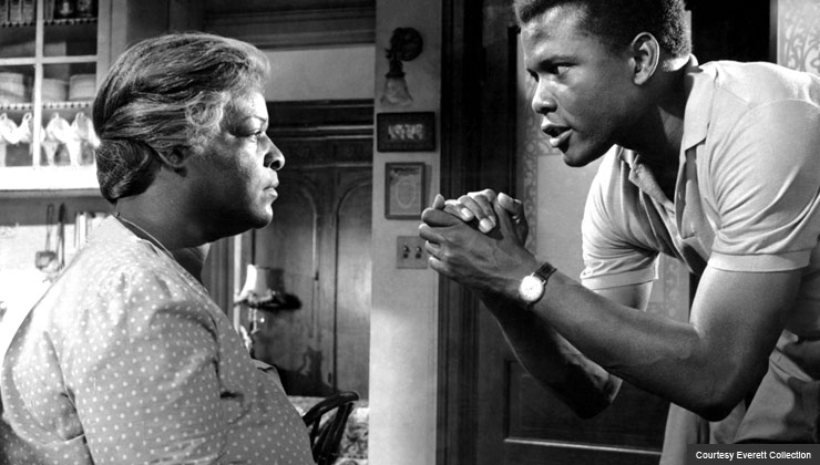 A RAISIN IN THE SUN, Claudia McNeil, Sidney Poitier, 1961