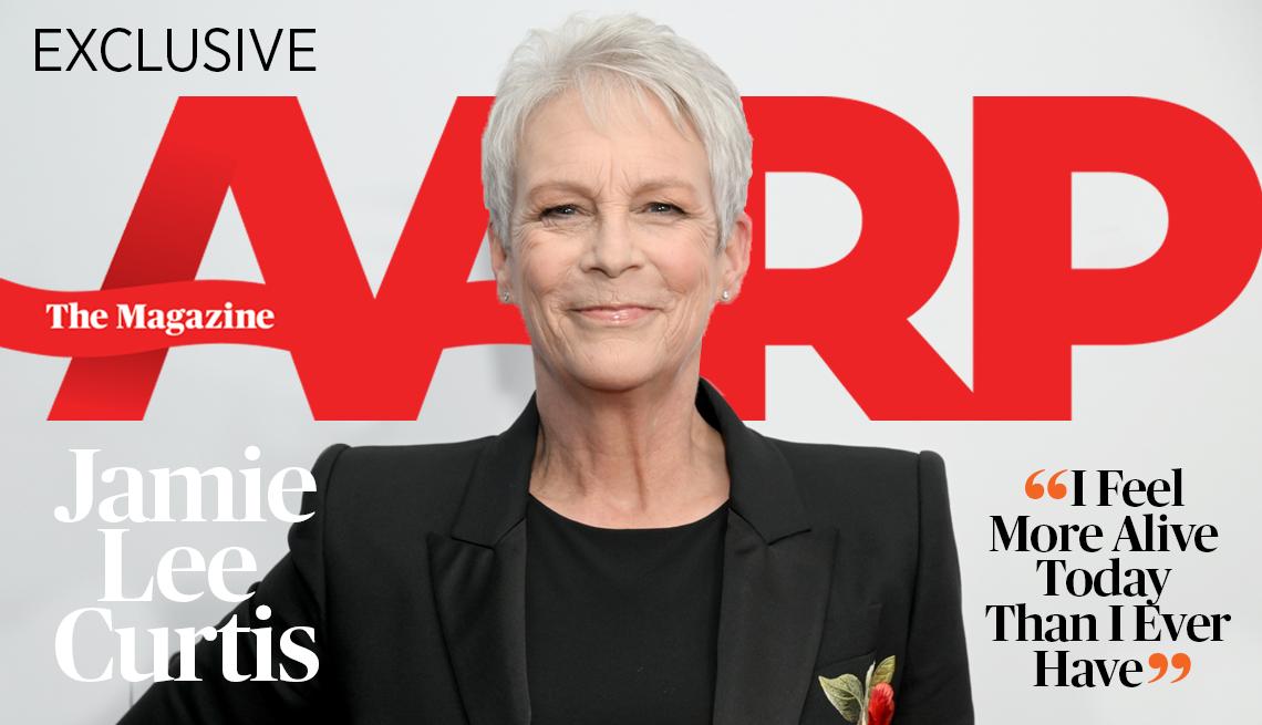 Jamie Lee Curtis AARP exclusive cover