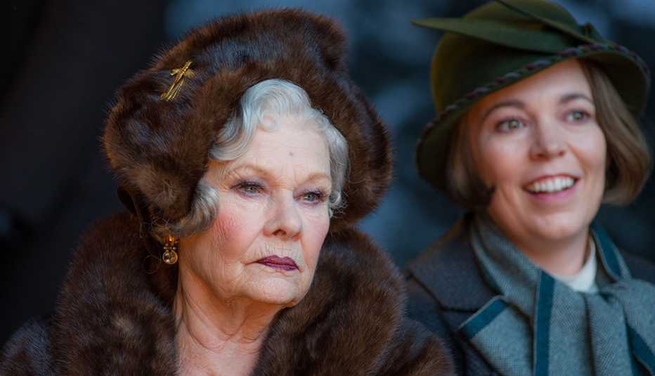 Judi Dench, left, and Olivia Colman star in 'Murder on the Orient Express'