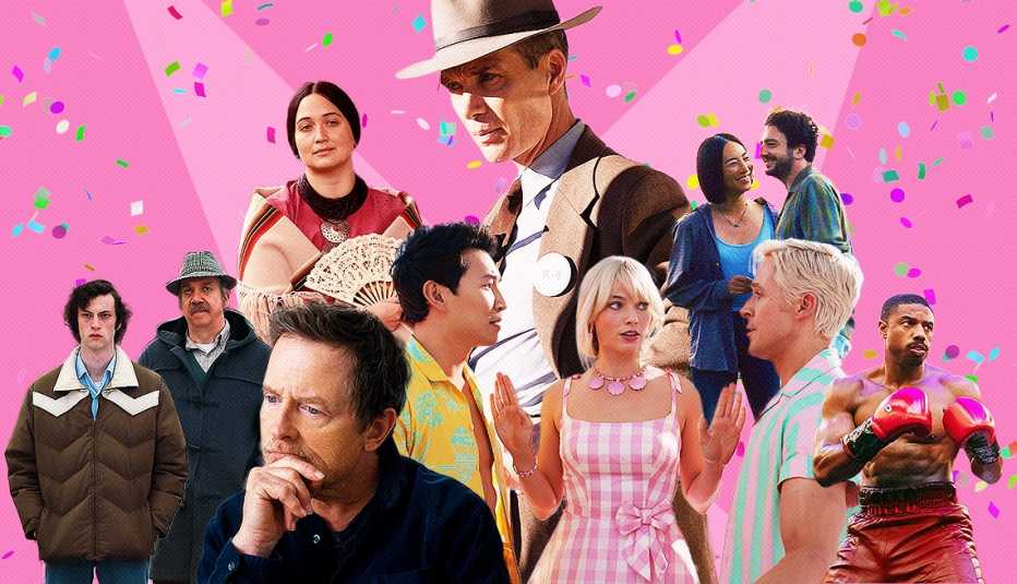 collage of characters from different movies