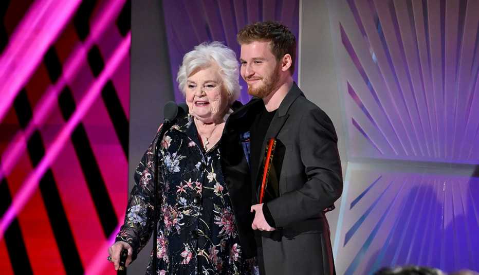 June Squibb and Fred Hechinger