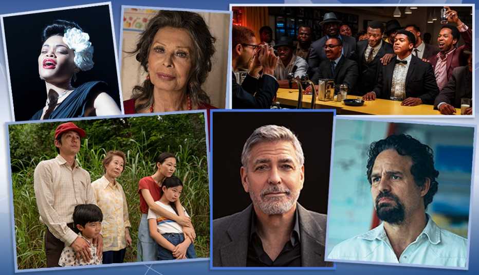 Movies for grownups award winners include the united states versus billie holiday for best picture sophia loren for best actress one night in miami for best ensemble cast  and others