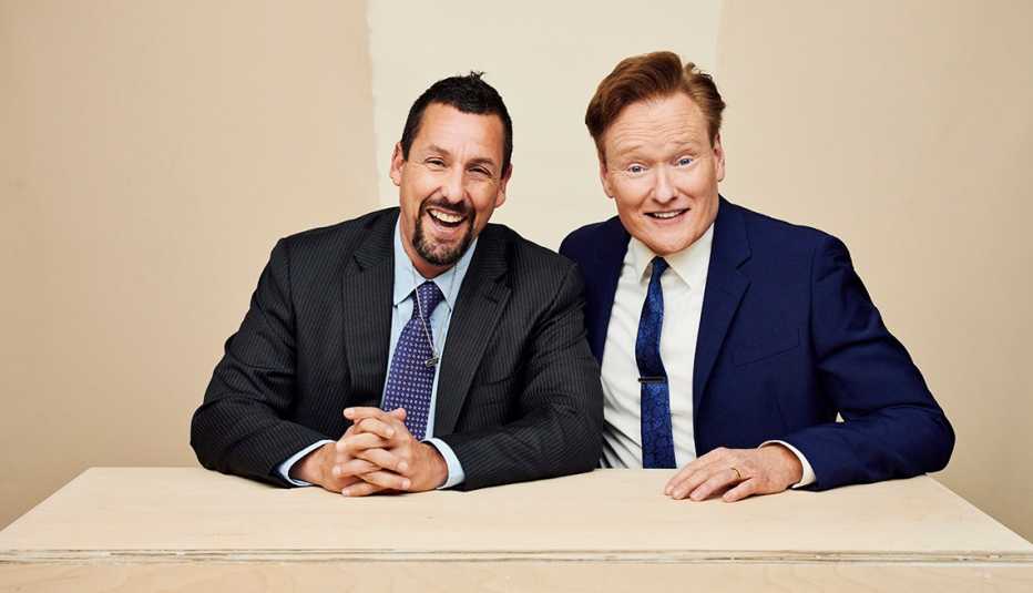 Adam Sandler and Conan O'Brien Adam Sandler and Conan O'Brien