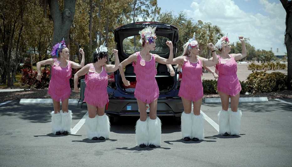 A scene from the film Calendar Girls