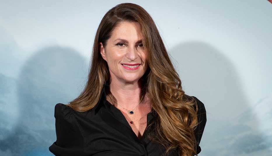 Director Niki Caro at the Mulan Disney presentation in Madrid Spain