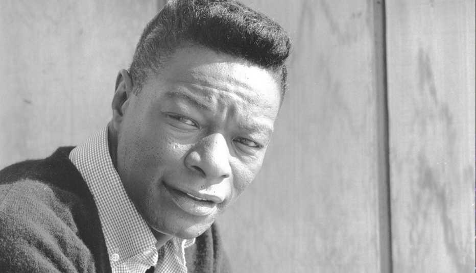 musician nat king cole poses for a portrait in los angeles in 1964
