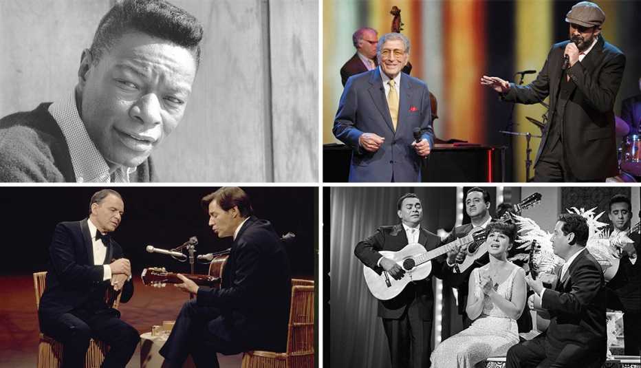 nat king cole tony bennett juan luis guerra frank sinatra and eydie gorme