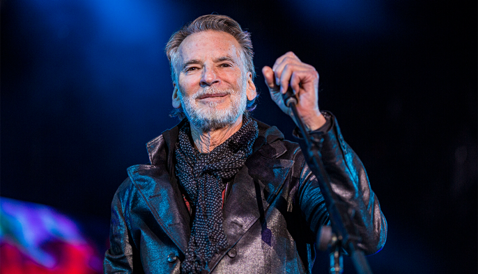 kenny loggins performing on stage at the namm show twenty twenty at the anaheim convention center january seventeenth twenty twenty