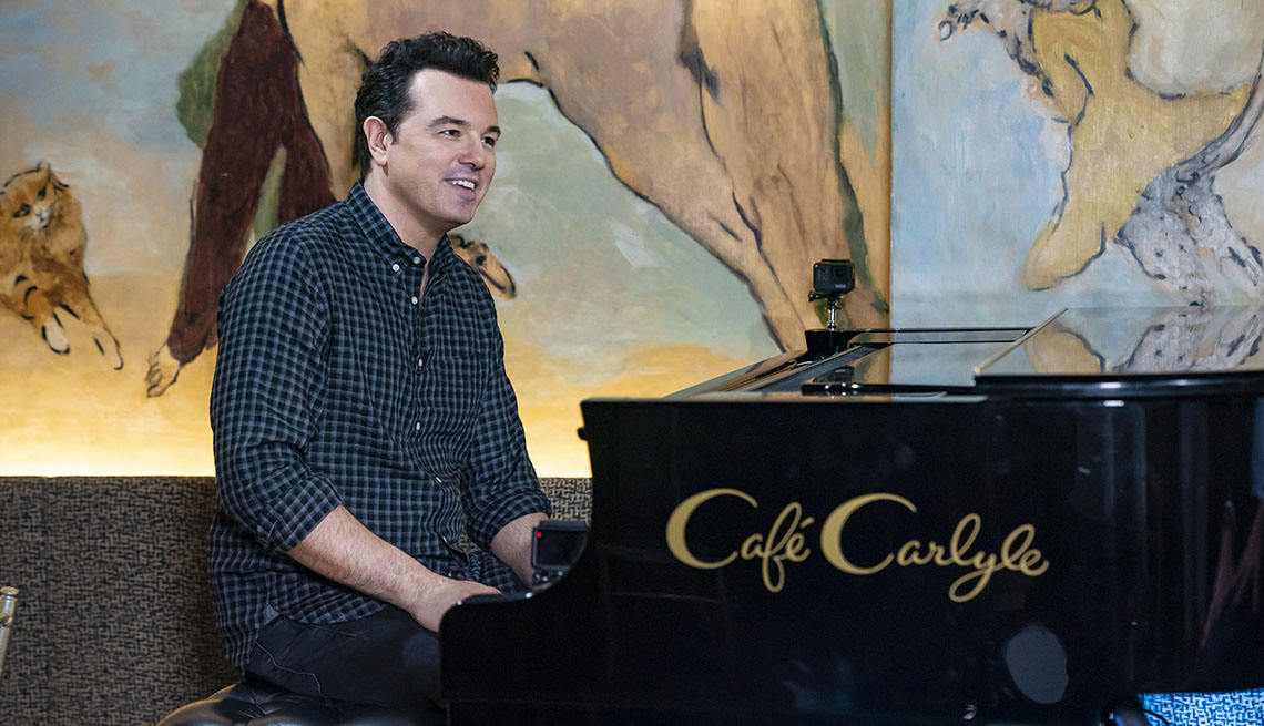 Seth MacFarlane and Willie Geist on June 25, 2019 