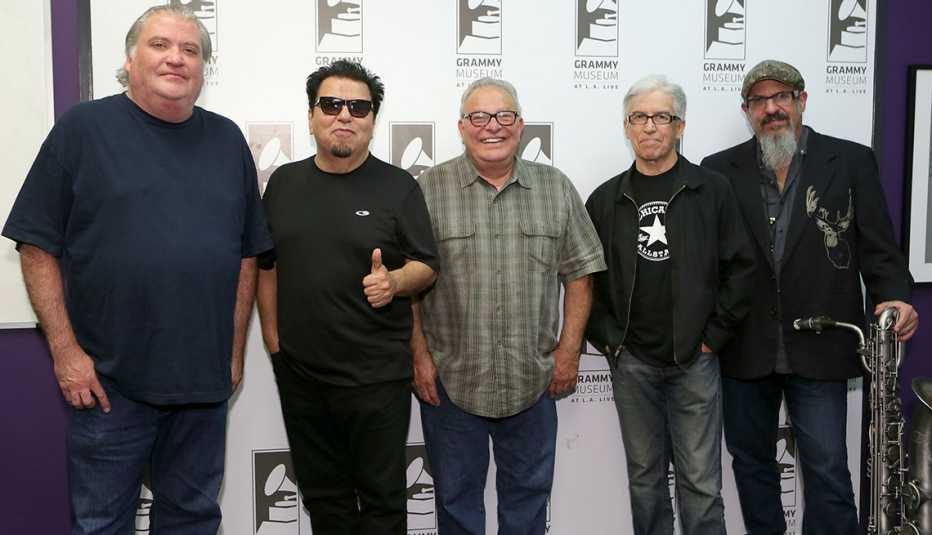 Members of the music group Los Lobos