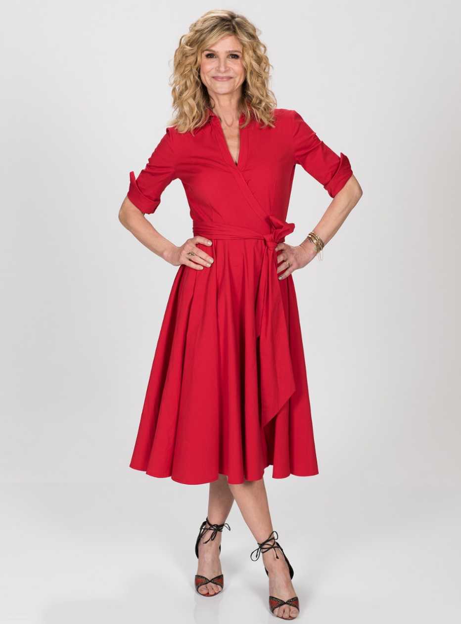Kyra Sedgwick in a red dress Kyra Sedgwick in a red dress