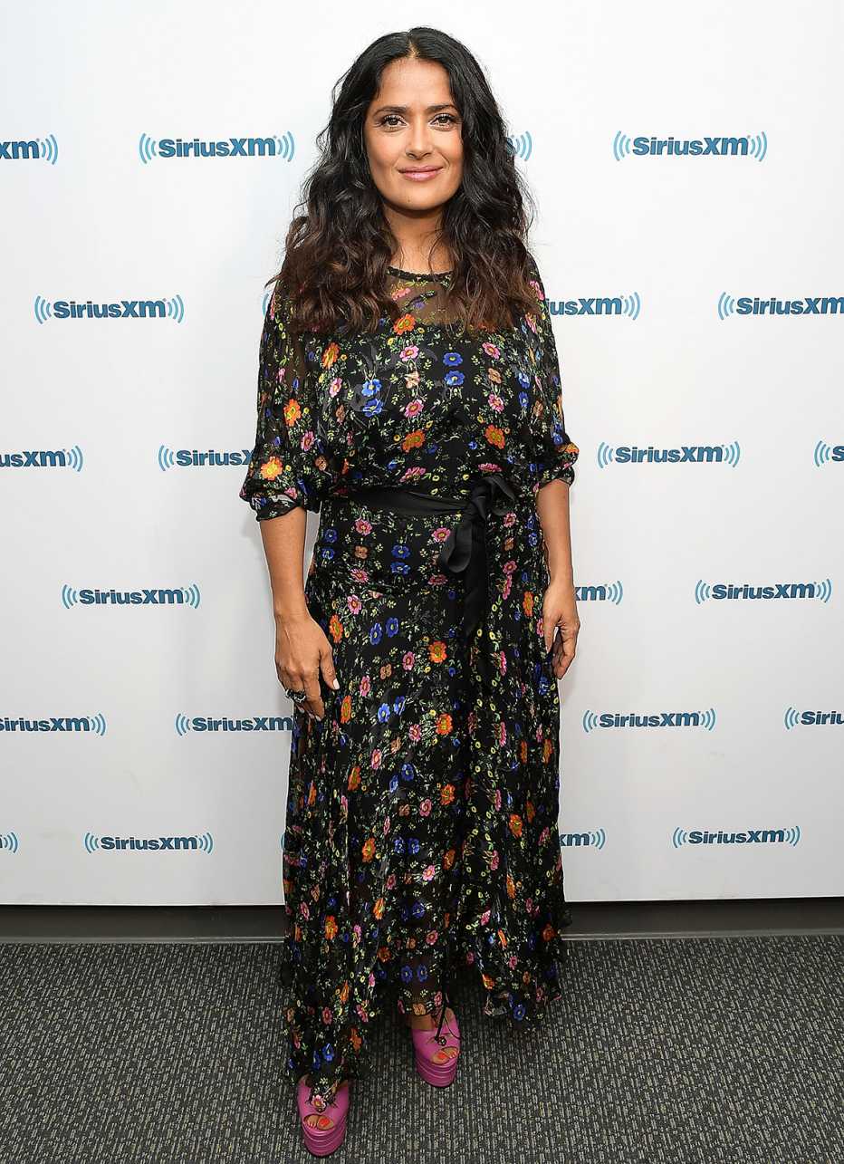 Salma Hayek in a sundress