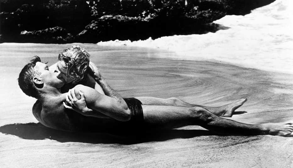 Burt Lancaster and Deborah Kerr from ‘Here to Eternity’