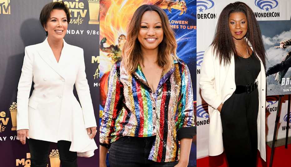 Kris Jenner, Garcelle Beauvais and Lorraine Toussaint in various outfits