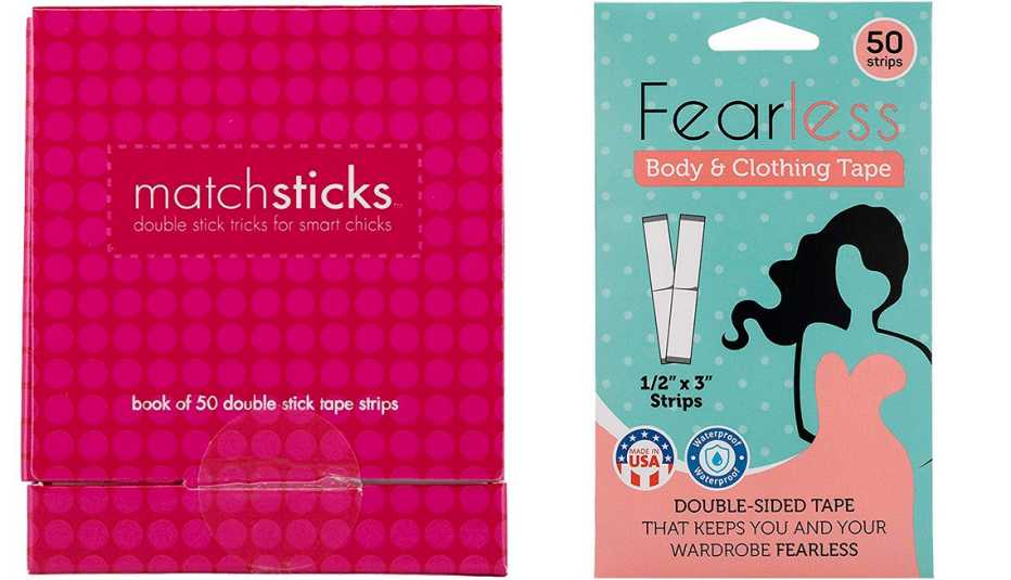 Commando Matchsticks Double Stick Tape, Fearless Tape Double Sided for Clothing and Body