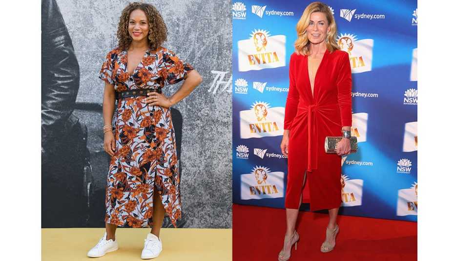 Angela Griffin and Deborah Hutton