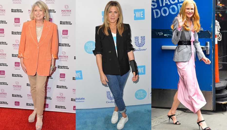 Martha Stewart , Jennifer Aniston, Nicole Kidman