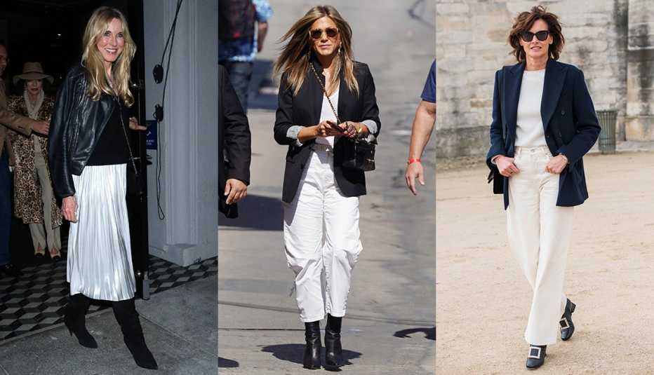 Alana Stewart, Jennifer Aniston and Ines de la Fressange