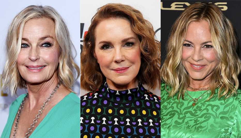 Bo Derek, Elizabeth Perkins and Maria Bello 