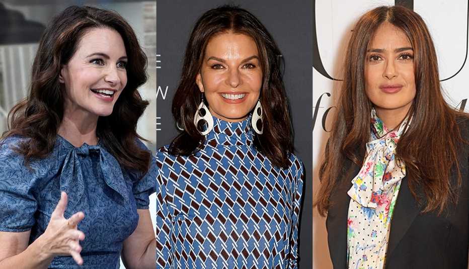 Kristin Davis, Sela Ward and Salma Hayek