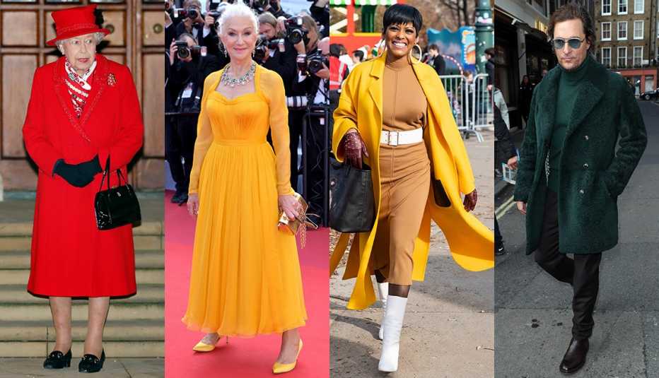 Queen Elizabeth II, Helen Mirren, Tamron Hall and Matthew McConaughey