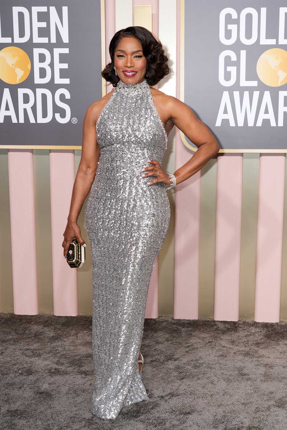 Angela Bassett at the 80th Annual Golden Globe Awards