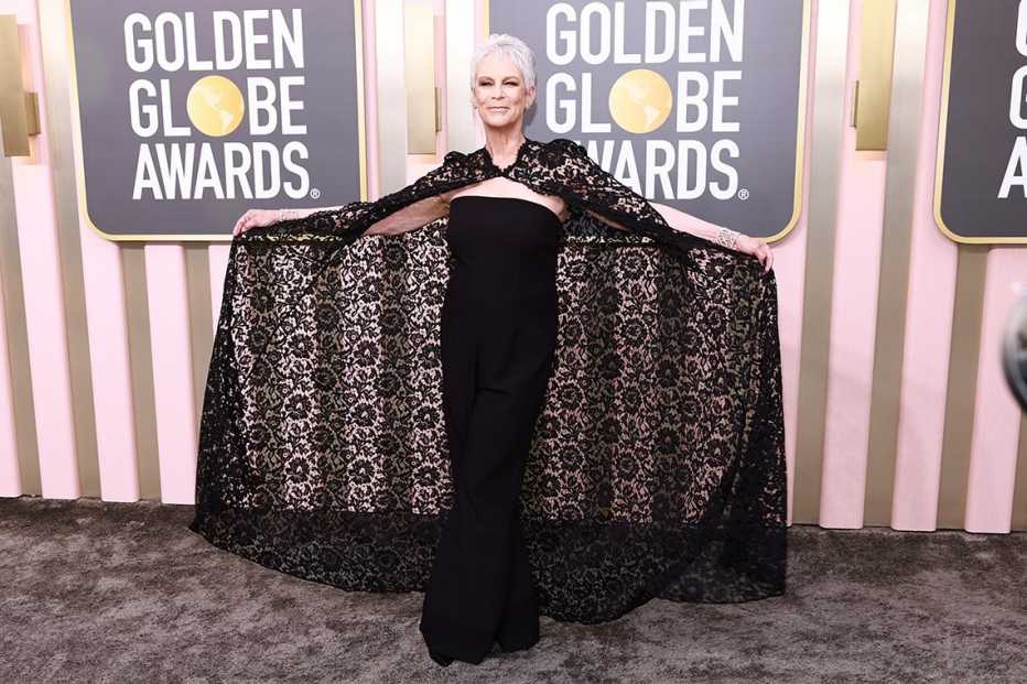 Jamie Lee Curtis at the 80th Annual Golden Globe Awards